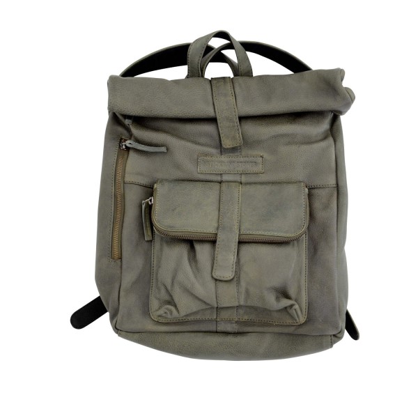 Sticks and Stones "Messenger Backpack" (Dark Olive)