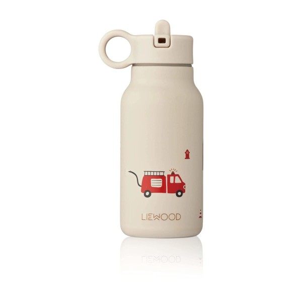 Wasserflasche "Falk - Emergency vehicle" - 250 ml (Sandy) von Liewood