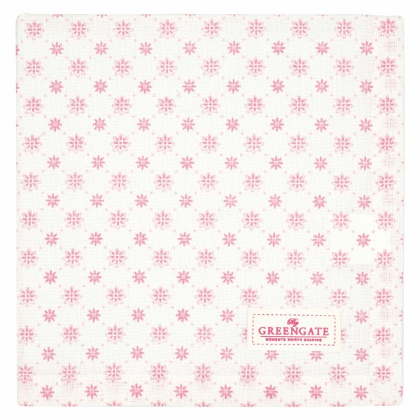 GreenGate Stoffserviette "Laurie" (Pale Pink)