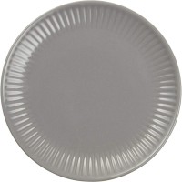 Ib Laursen Frühstücksteller mit Rillen "Mynte" (Granite)