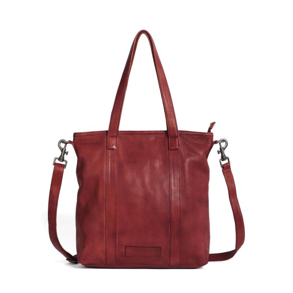 Sticks and Stones Tasche "Ustica Bag" (Red) - Pflanzlich gegerbtes Rindleder