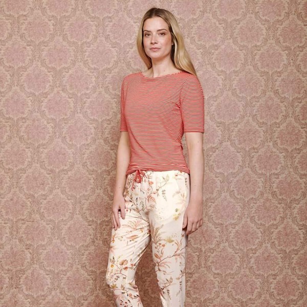 Pip Studio Lange Hose "Bobien - Isola" (Weiß)