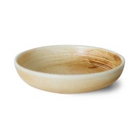 Tiefe Schale "Chef ceramics" (Rustic Cream/Braun) - L von Hklving