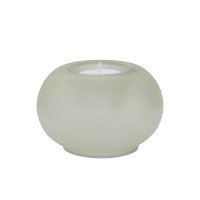 Glas-Teelichthalter "Bubble" - ø10cm (Meergrün) von Urban Nature Culture