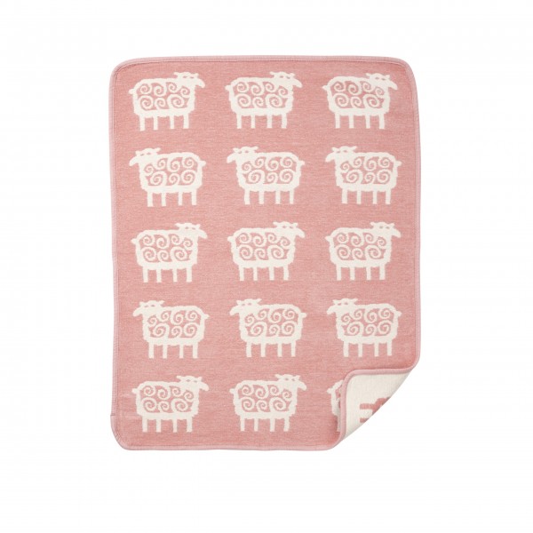 Klippan Kinderdecke "Sheep" in pink