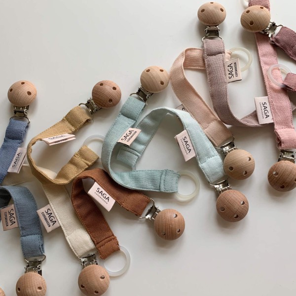 Schnullerkette (Blush) von SAGA Copenhagen