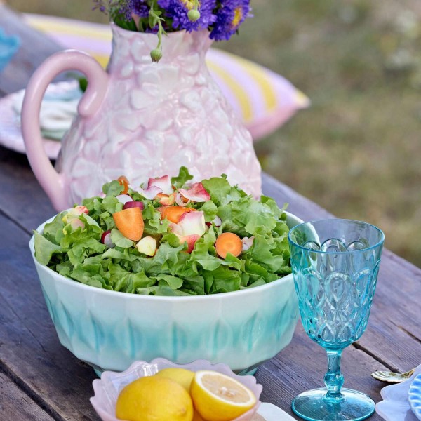 rice Salatschüssel aus Keramik (Aqua)