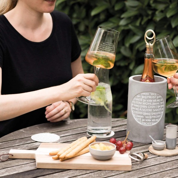 Rotweinglas "Wein ist Poesie..." von räder Design