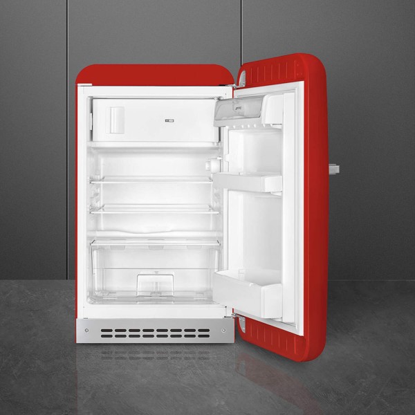 smeg Kühl-/Gefrierkombi FAB10 "50's Retro Style" (Rot) Tür rechts