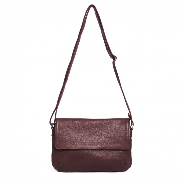 Sticks and Stones Tasche "Layla" (Burgundy) - Pflanzlich gegerbtes Rindsleder