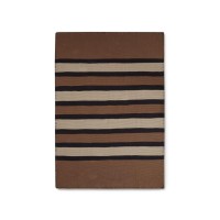 Tagesdecke "Striped" - 130x170 cm (Braun/Beige/Grau) von Lexington