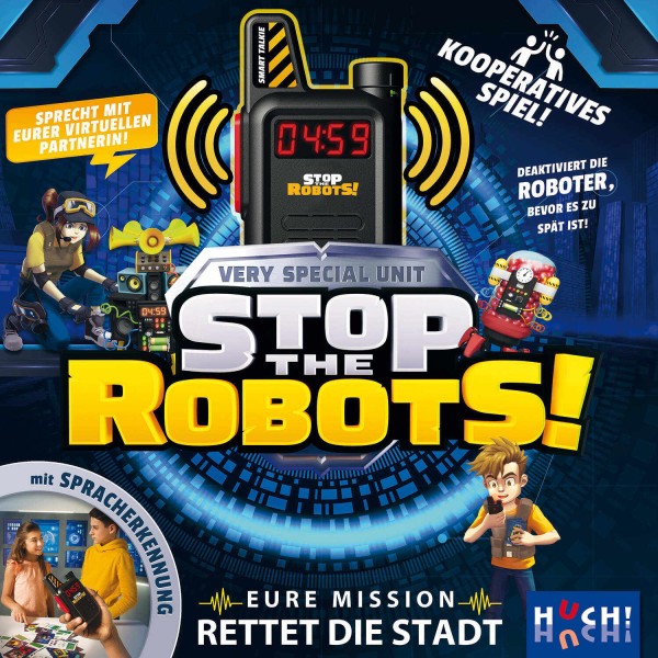Kinderspiel Stop the Robots! von HUCH!