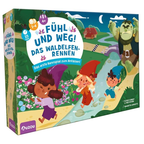 Kinderspiel "Fühl und weg! - Das Waldelfenrennen" von AUZOU