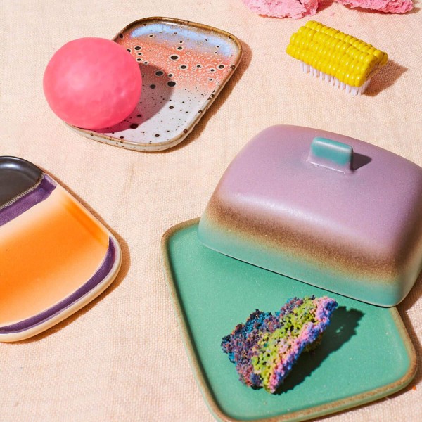 Mini-Tablett "70s ceramics" im 2er-Set (Aries) von HKliving