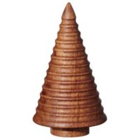 Deko-Tannenbaum gerillt - 4,5x8,5 cm (Braun) von ASA