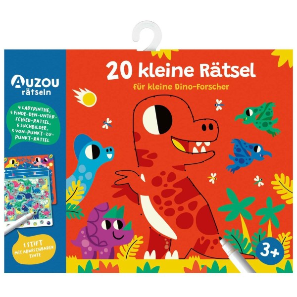 Rätselspiel "20 kleine Rätsel für kleine Dino-Forscher" von AUZOU