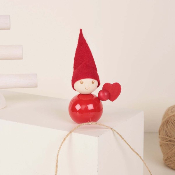 Elf-Figur "Love" - 9 cm (Rot) von aarikka