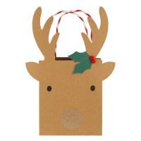 Geschenktüten im 2er-Set "Reindeer" - 24,4 cm von Meri Meri