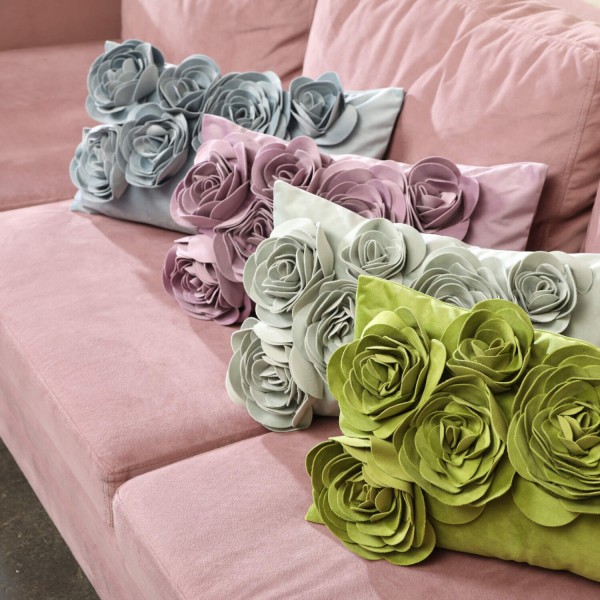 Kissenbezug "FLORAL" - 30x50cm (Lila) von pad
