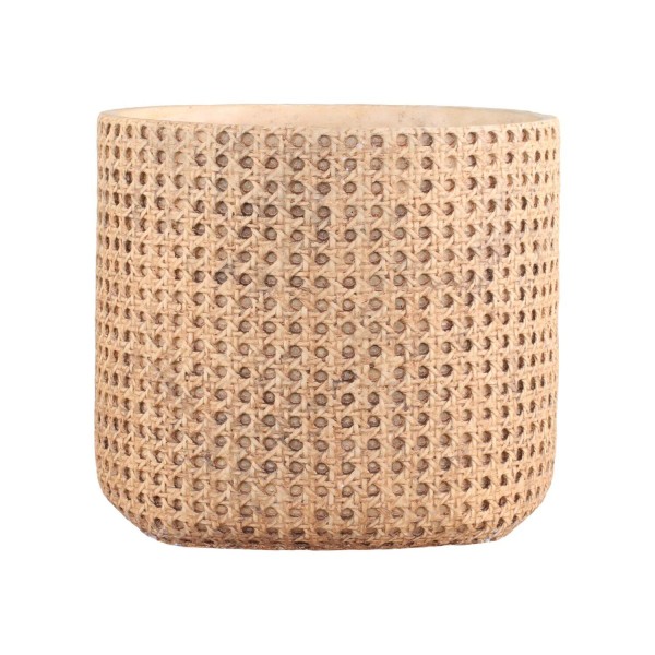 Übertopf "Corte" - ø 26 cm (Antique Natur) von Chic Antique