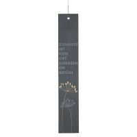 Fensterbild "LIVING - Zuhause ist kein Ort" von räder Design