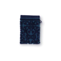 Pip Studio Waschlappen im 3er-Set "Tile de Pip" - 16x22 cm (Dunkelblau)