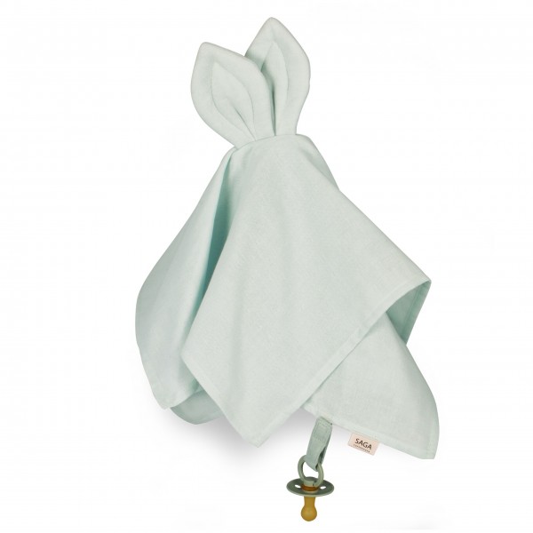 Kuscheltuch / Schnullerkette (Mint) von SAGA Copenhagen