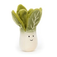 Jellycat Kuscheltier Pak Choi "Vivacious Vegetable" - 17cm (Creme/Grün)