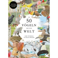 Puzzle "In 50 Vögeln um die Welt" von Laurence King