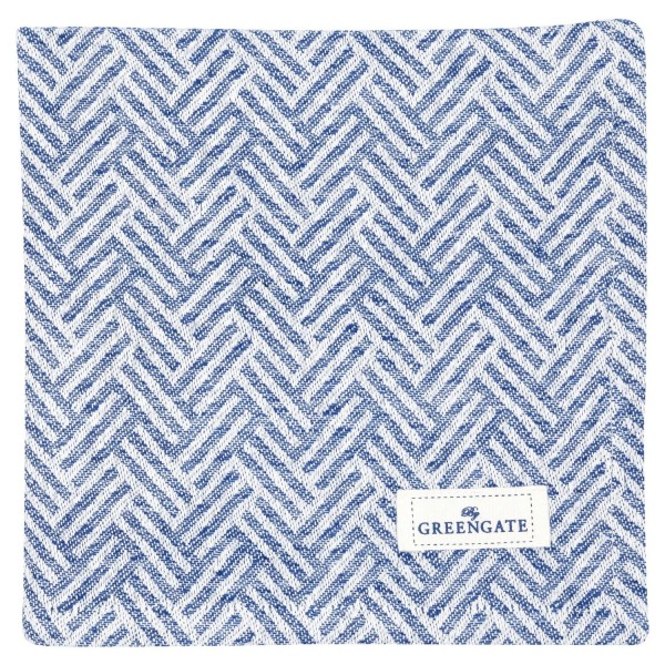 GreenGate Stoffserviette "Anneli" - 40x40 cm (Blue)