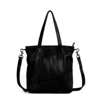 Sticks and Stones Tasche "Ustica Bag" (Black) - Pflanzlich gegerbtes Rindleder