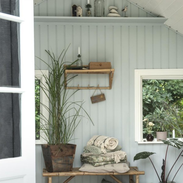 Ib Laursen Garderobe aus Rattan mit 3 Haken