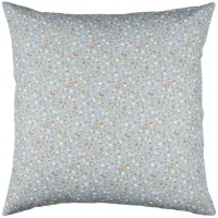 Ib Laursen Kissenbezug mit kleinen Blumen - 60x60cm (Hellblau)