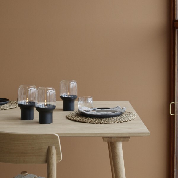 Stelton Windlicht "Hoop" (Schwarz)