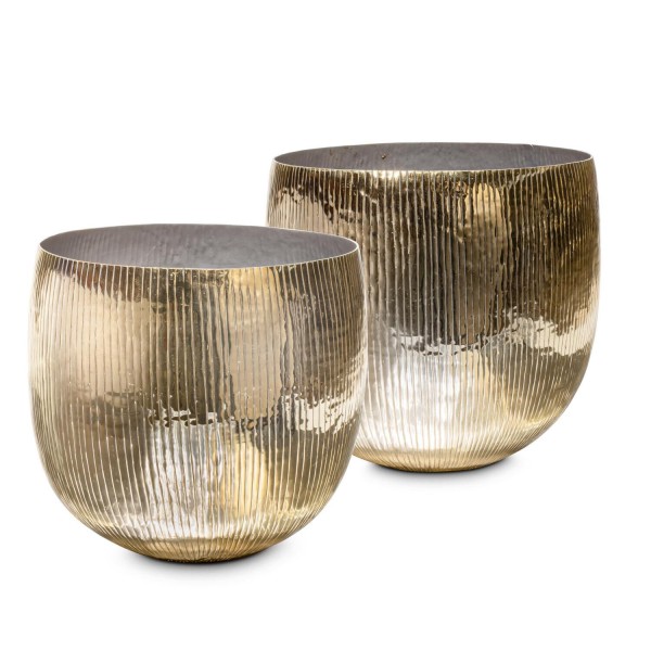 Pflanzgefäß "Sidi" - ø 33 cm (Champagner) von fleur ami