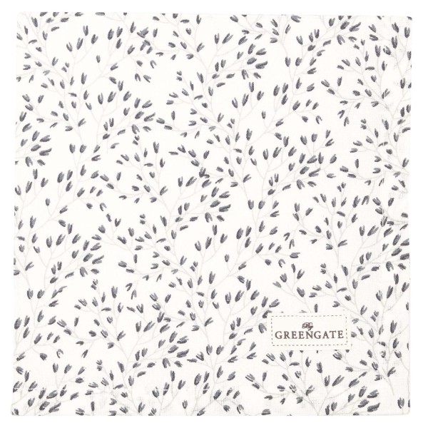 GreenGate Stoffserviette "Ofelia" - 40x40 cm (White)