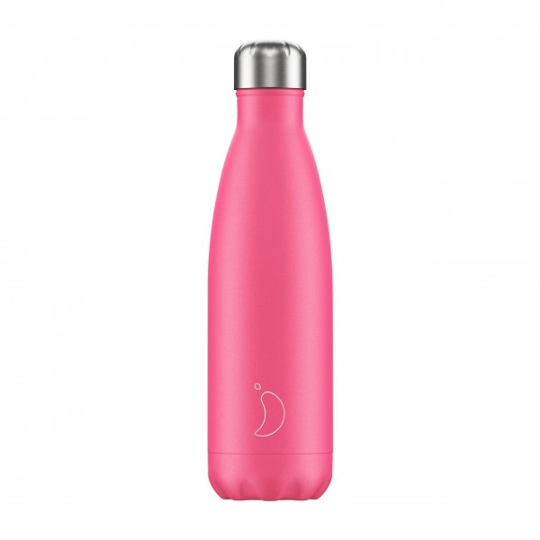 CHILLY'S Bottle Isolierflasche "Neon Pink" - 500 ml (Neon Pink)