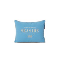 Zierkissen "Seaside" aus Bio-Baumwolle - 30x40 cm (Blau/Hellbeige) von Lexington