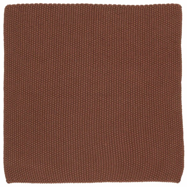 Ib Laursen Spüllappen gestrickt "Mynte" - (Brown)