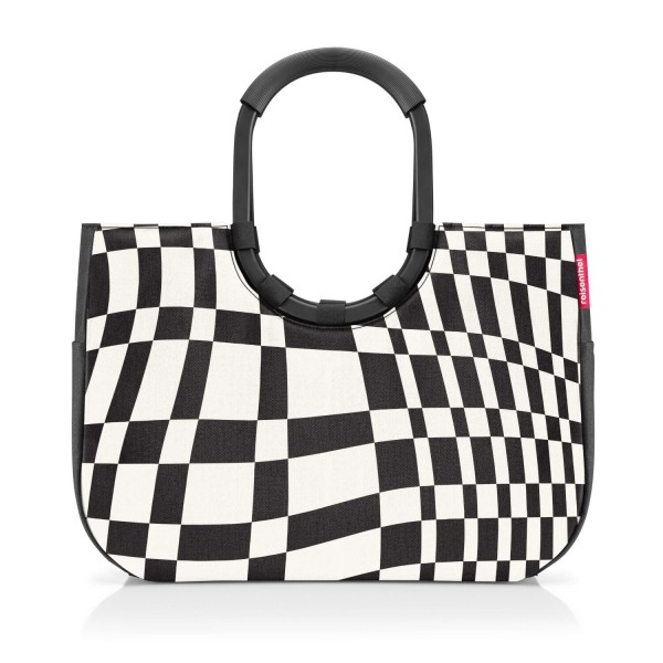 Reisenthel Loopshopper Frame "Op-Art" - L (Schwarz/Weiß)