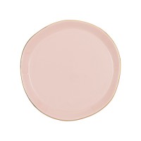 Kuchenteller "Good Morning" - ø17cm (Rosa/Gold) von Urban Nature Culture