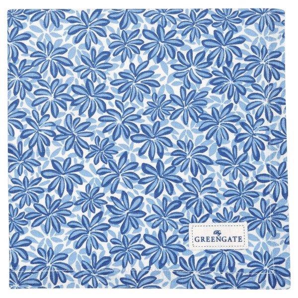 GreenGate Stoffserviette "Linea" - 40x40 cm (Blue)