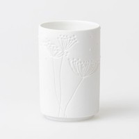Vase "Wundergarten - Garten" - 6,5x10 cm (Weiß) von räder Design