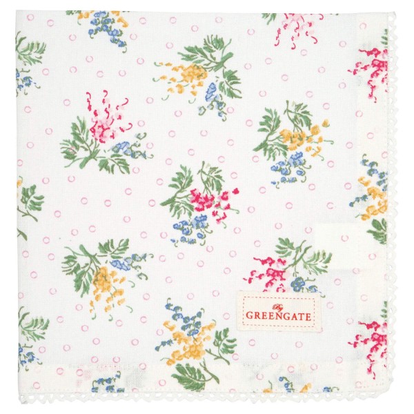 GreenGate Stoffserviette "Mira" (White)