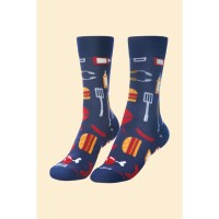 Socken "BBQ Buddy" - Gr. 41-46 (Blau) von Powder