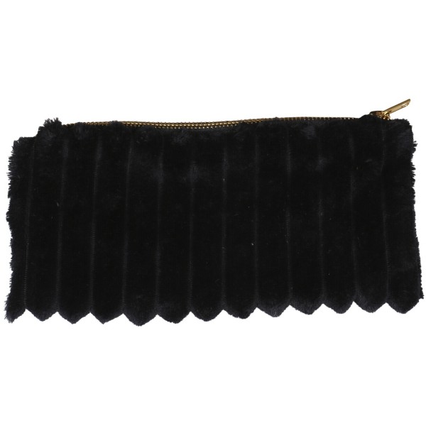 Kosmetikbeutel "Velour" klein (Schwarz) von Chic Antique