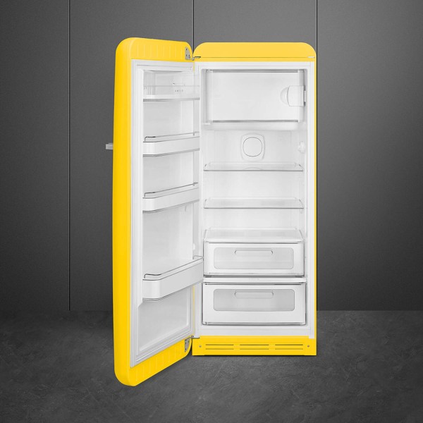 smeg Kühlschrank "50's Retro Style" FAB28 (Gelb) Tür links