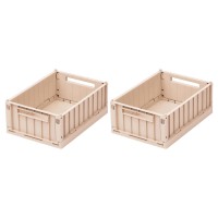 Aufbewahrungsbox im 2er-Set "Weston" - S (Rose) von Liewood