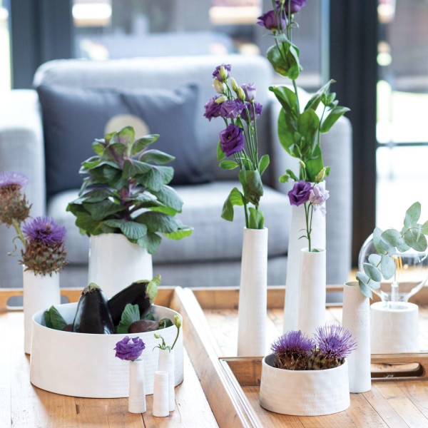 Vase "LIVING - Raumpoesie" - 15cm (Weiß) von räder Design