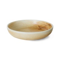 Tiefe Platte "Chef ceramics" (Rustic Cream/Braun) - M von Hklving